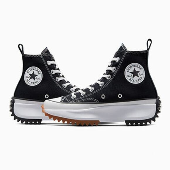 Converse OG Run Star Hike Unisex High Top Platform Sneaker in Black, Size 10 - Picture 3 of 14